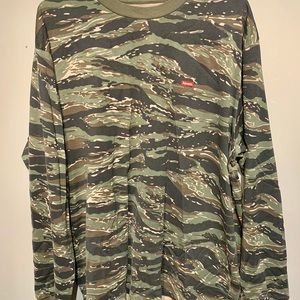 NWT Supreme Tigerstripe Camo LS T-shirt
